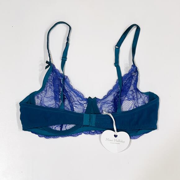 NEW Mimi Holliday 36C Allure Lace Underwire Comfort Bra Damaris Sheer Lingerie - Picture 4 of 12